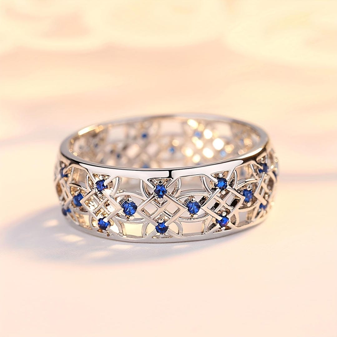 Filigranowy pierścionek Sapphire Dream