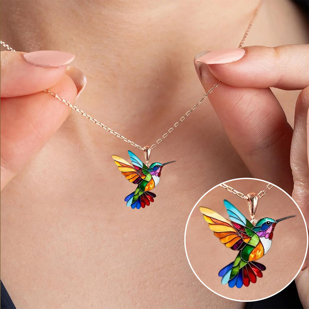 Piękny naszyjnik z koliberem i kolczyki w prezencie – oferta ograniczona czasowo