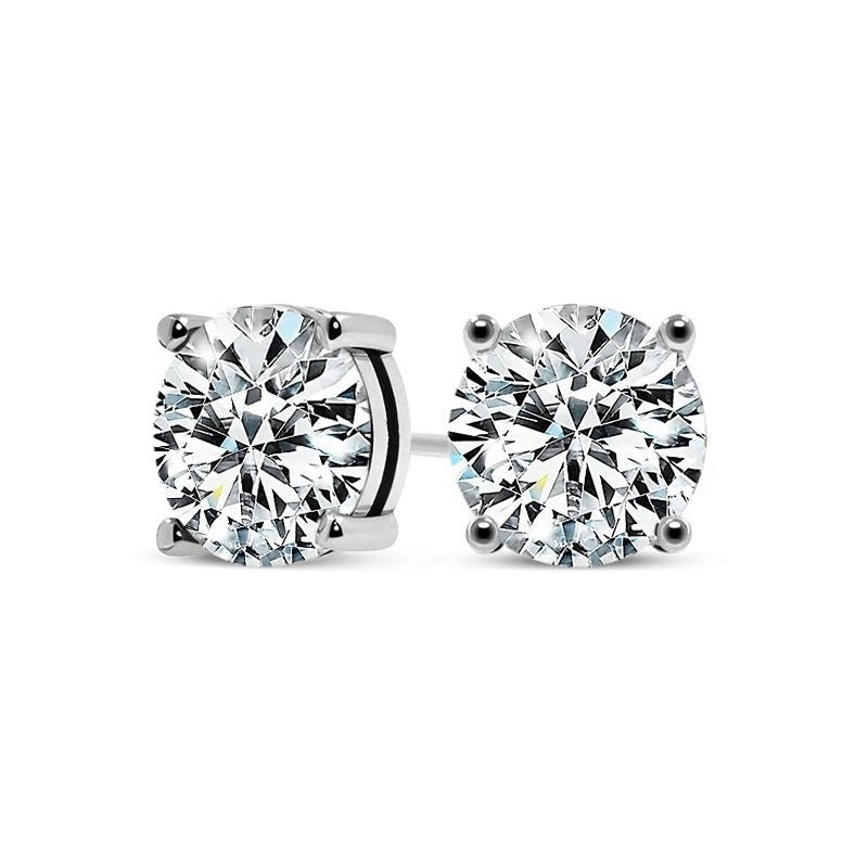 Carola | Kolczyki | Białe złoto