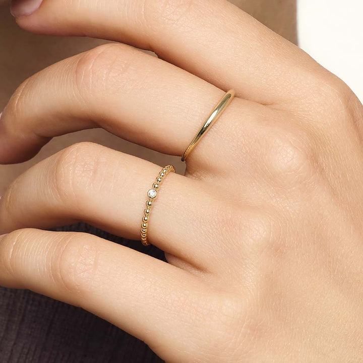 Beate | Pierścionek | Złoto