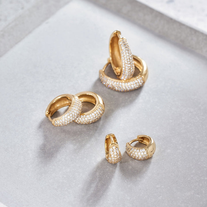 Kolczyki koła Jules Mini | Złoto 16k