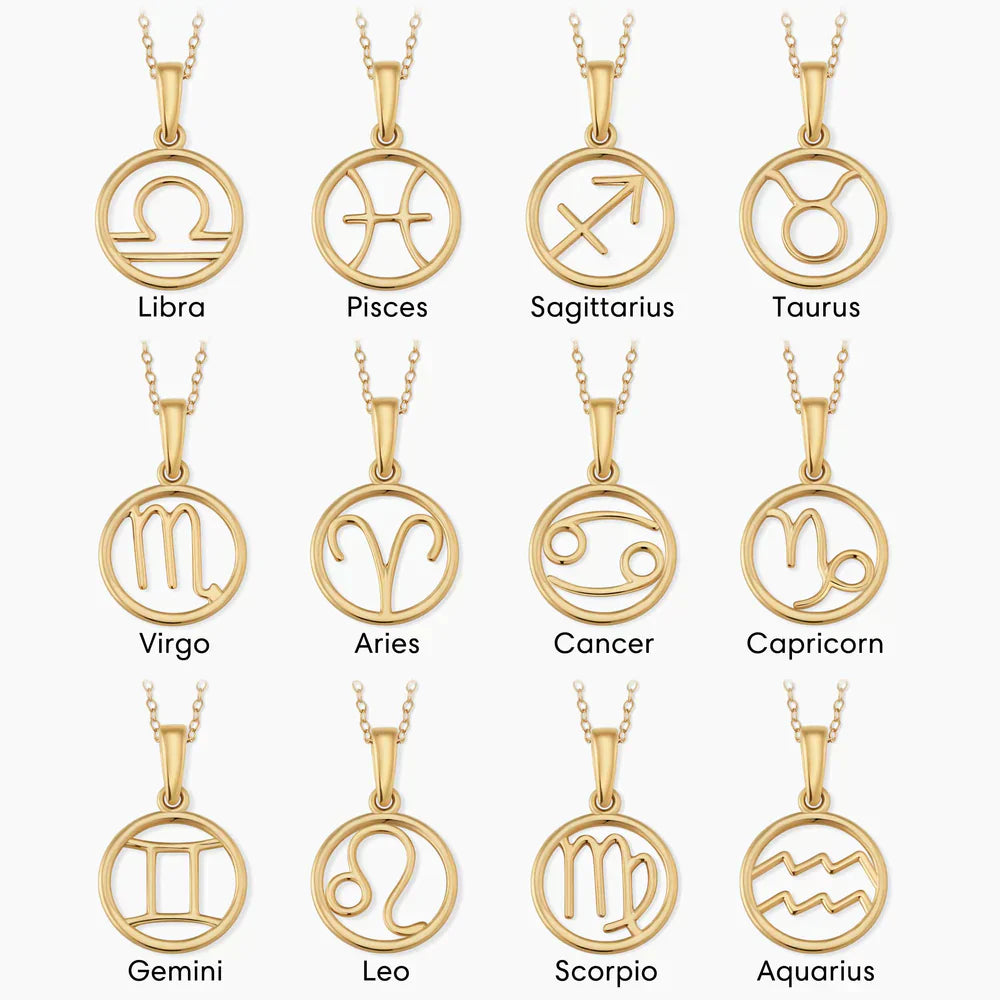 Naszyjnik ze znakiem zodiaku