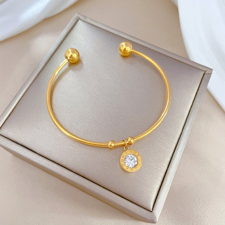 Bransoletka Chromia Crystal Złota – Olśniewający blask na codzienny glamour
