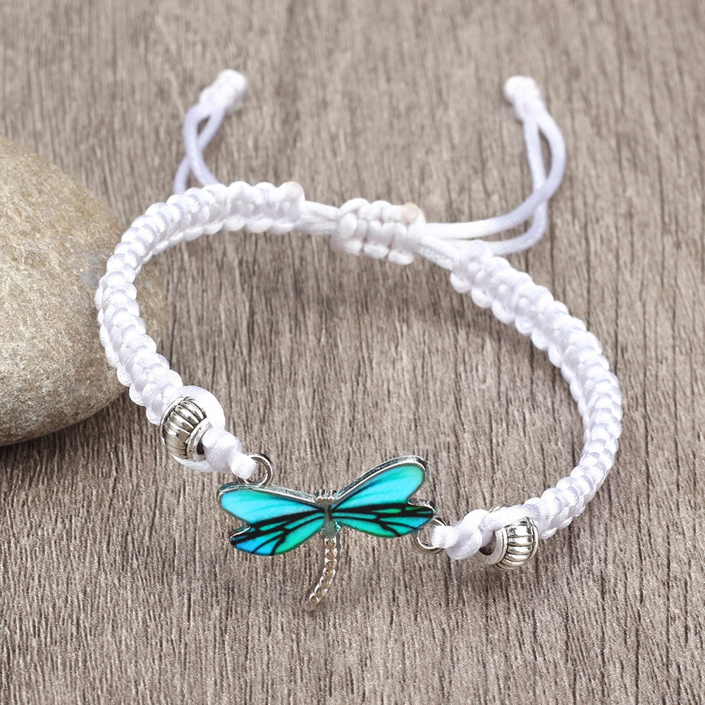Ręcznie pleciona bransoletka Dragonfly Dreams