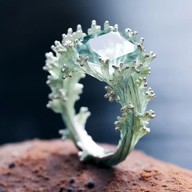 Pierścionek Turquoise Bloom
